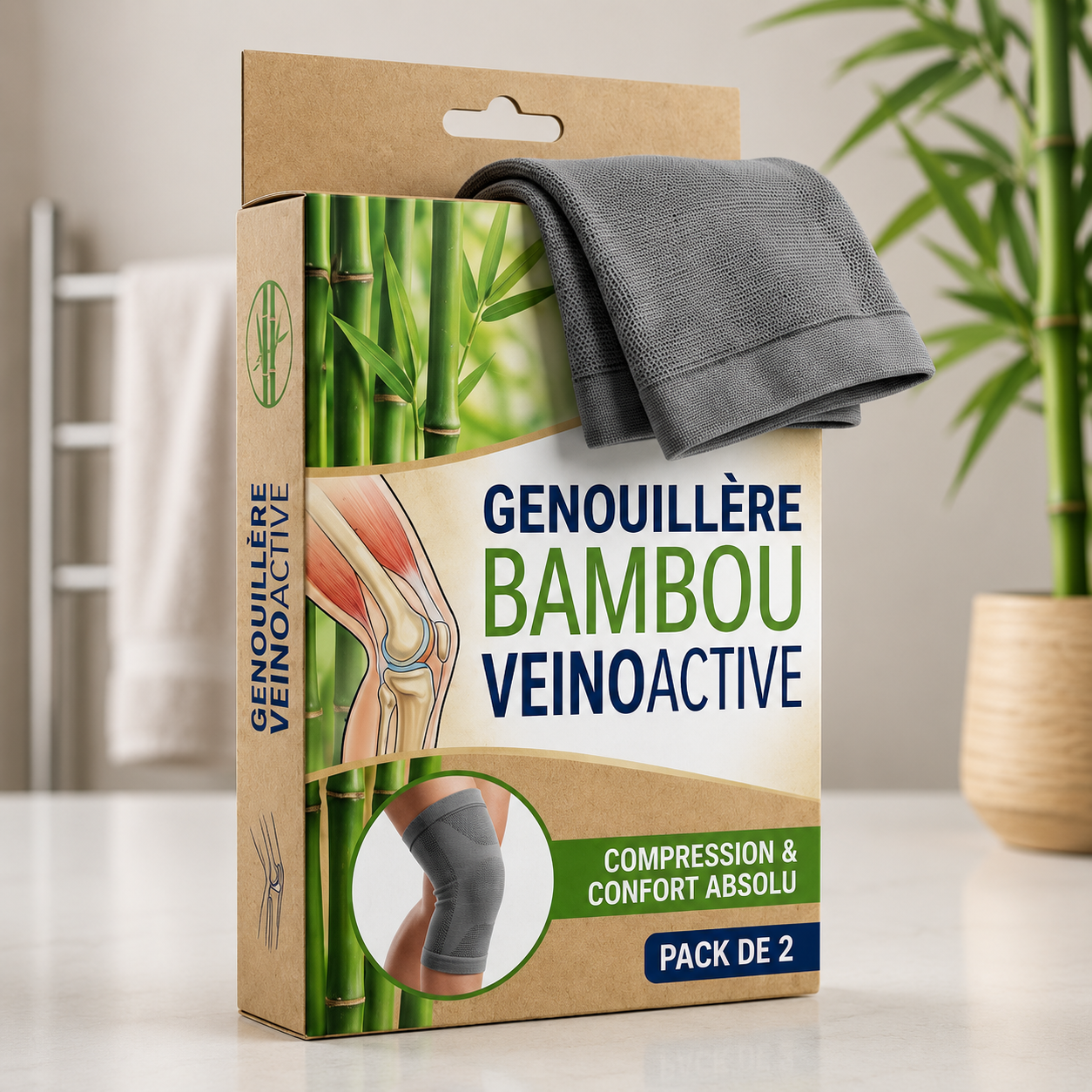 Genouillère Prémium Bambou