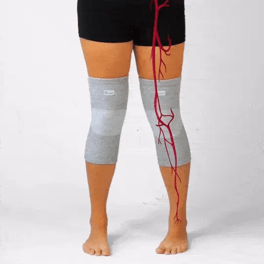 Genouillère Bambou VeinoActive© — Compression & Confort Absolu